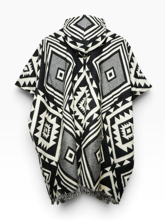 Poncho artigianale andino – Geometrie Ancestrali