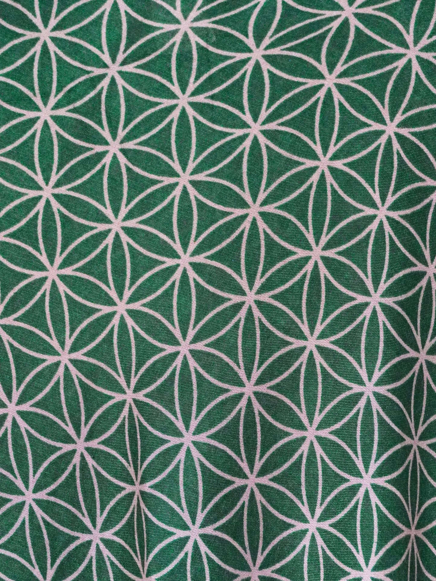 Canottiera Fantasia Geometrica Verde