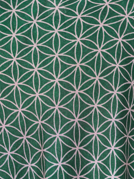 Canottiera Fantasia Geometrica Verde