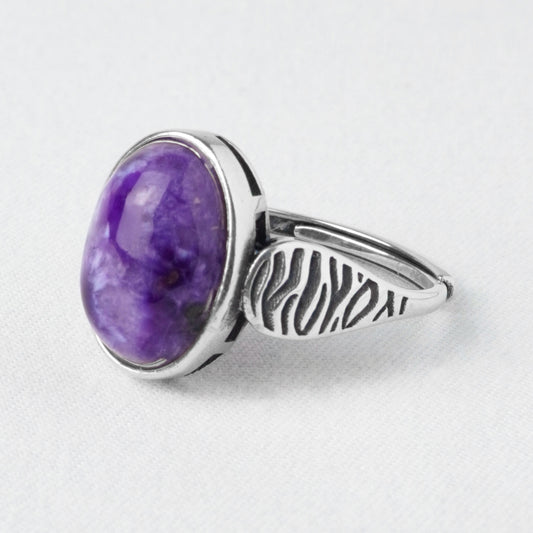 Anello Energia Viola – Charoite