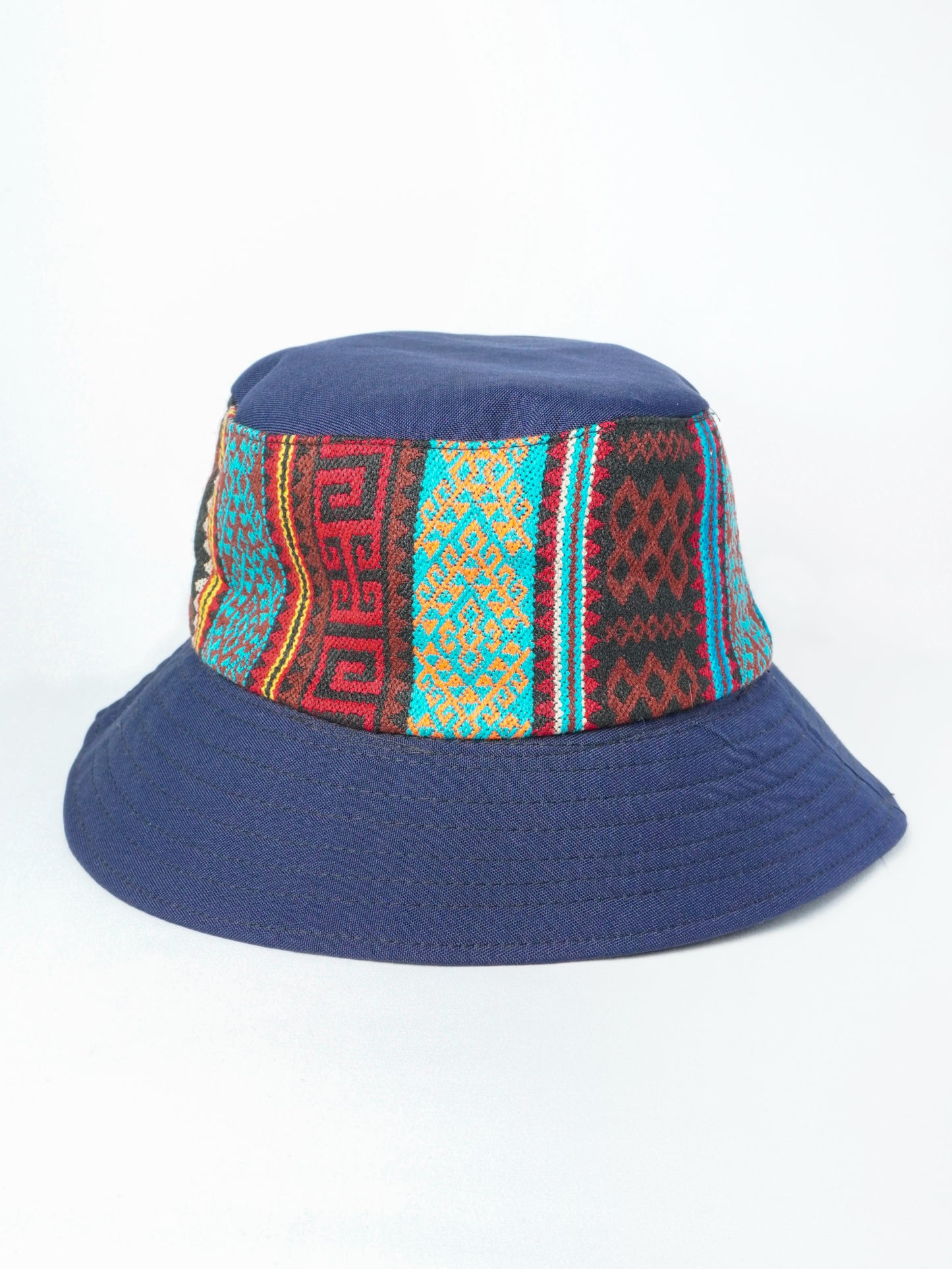 Cappello Pescatore Etnico Blu – Fascia Andina