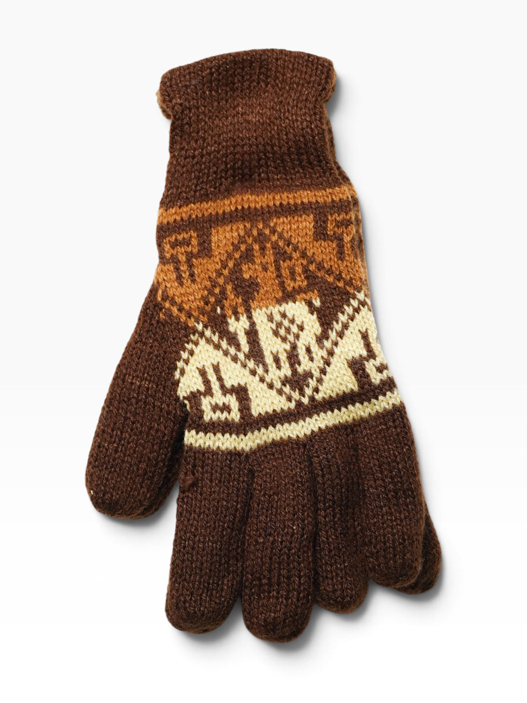 Guanti artigianali in lana di alpaca – Simboli andini