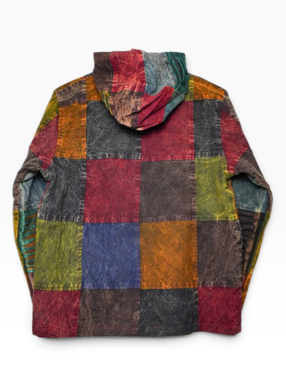 Giacca artigianale nepalese patchwork