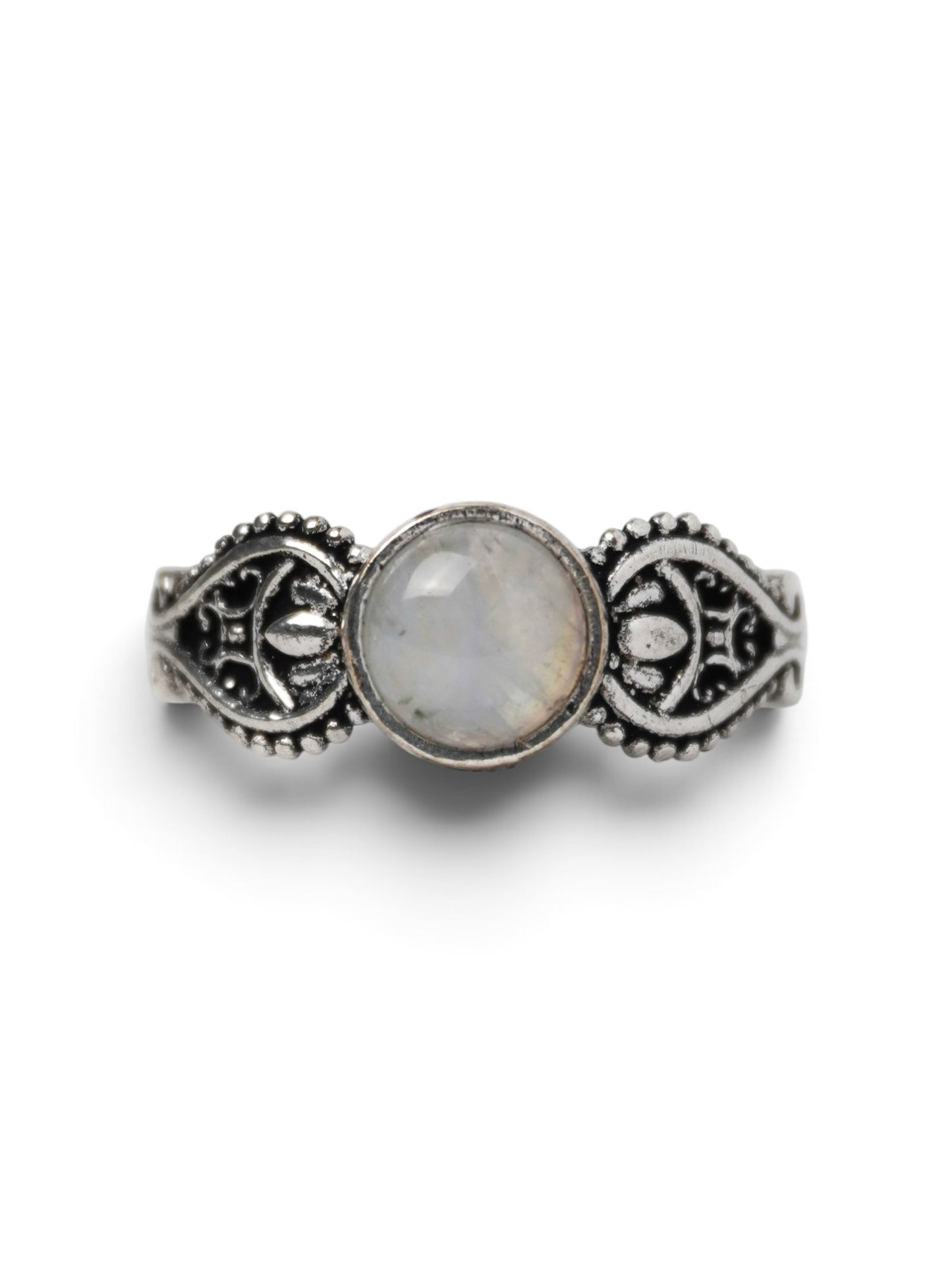 Anello Placcato Argento con Pietra di Luna