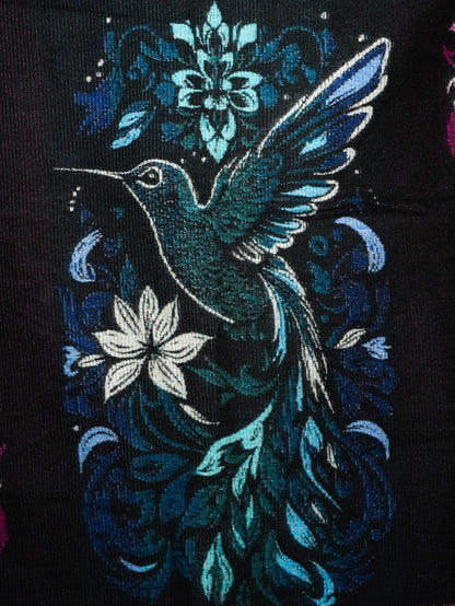 Poncho artigianale andino – Colibrì