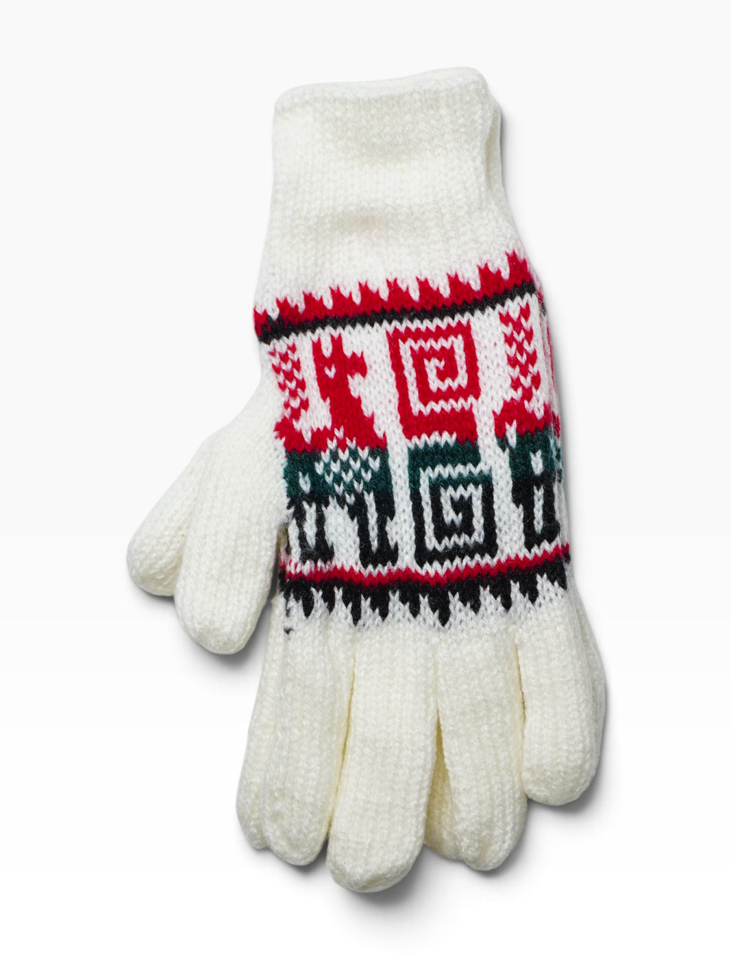 Guanti artigianali in lana di alpaca – Spirale andina