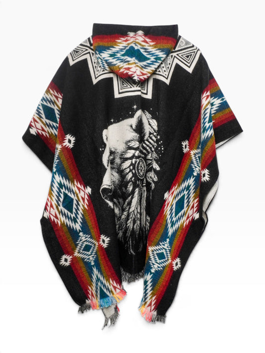 Poncho artigianale andino – Spirito dell’Orso