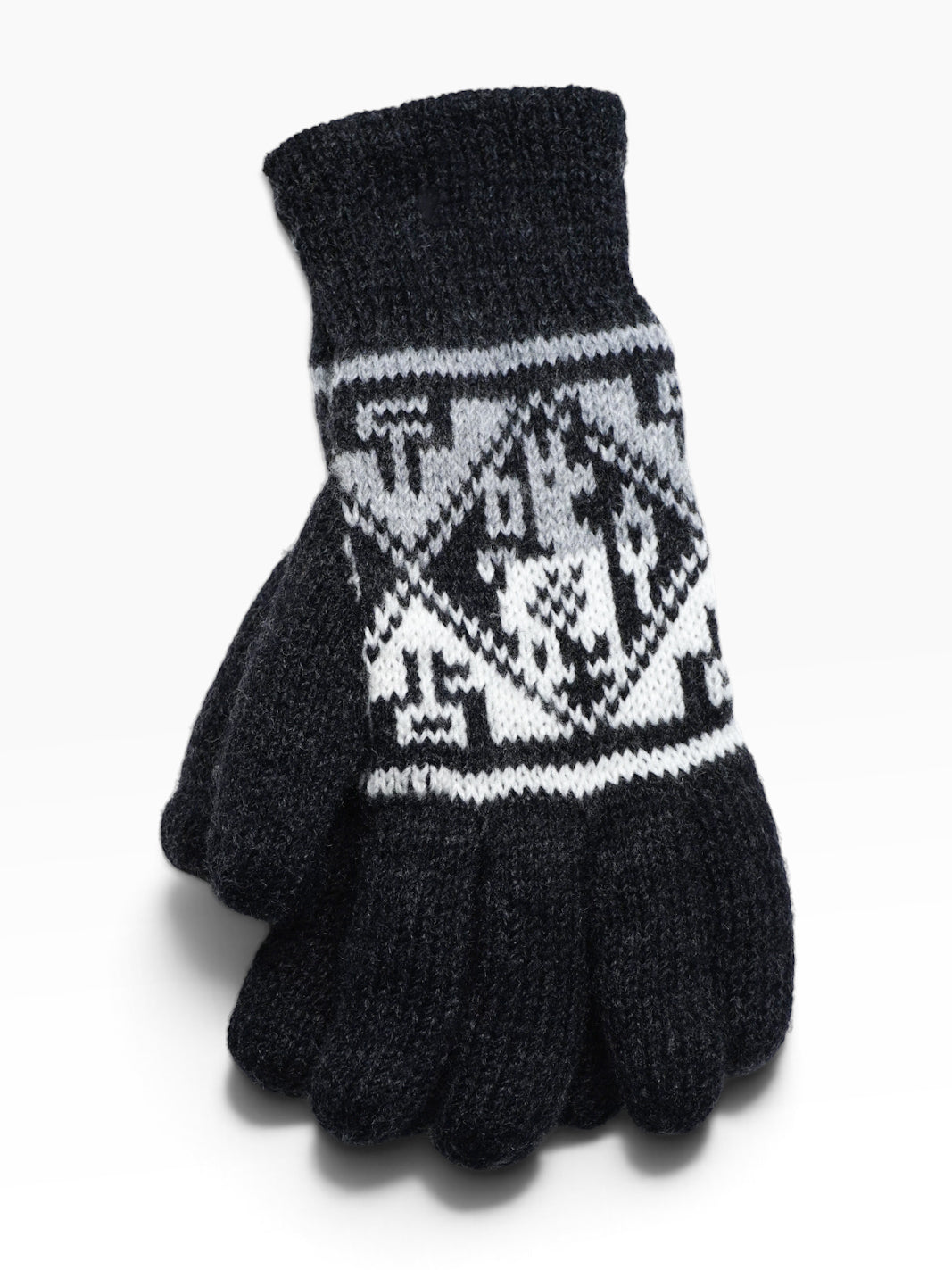 Guanti artigianali in lana di alpaca – Simboli andini