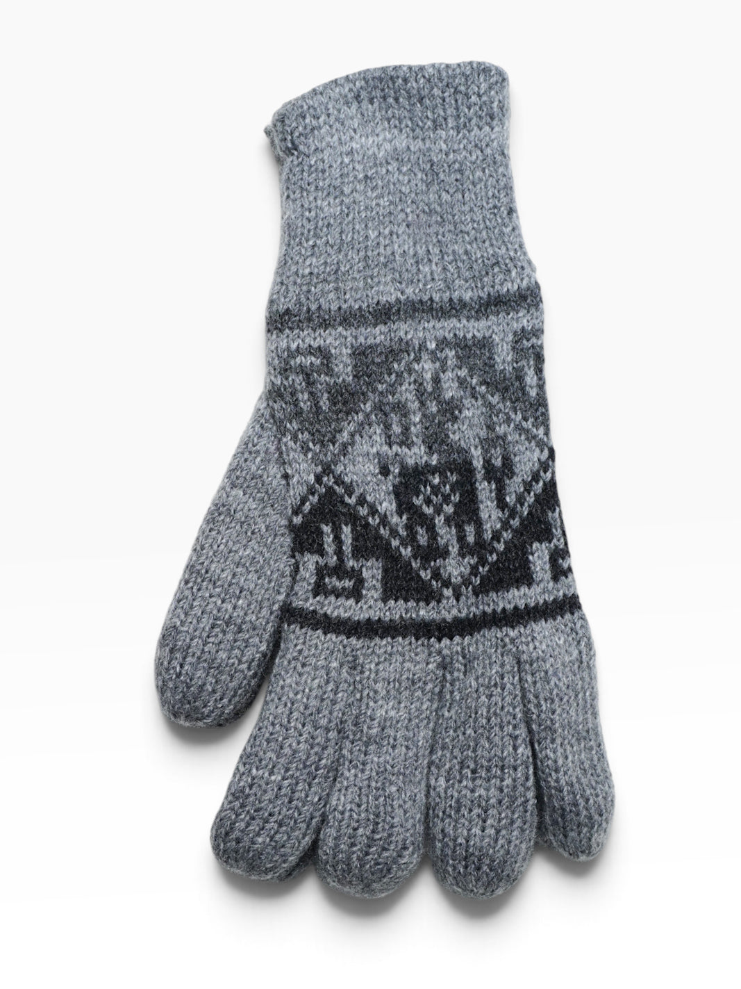 Guanti artigianali in lana di alpaca – Simboli andini