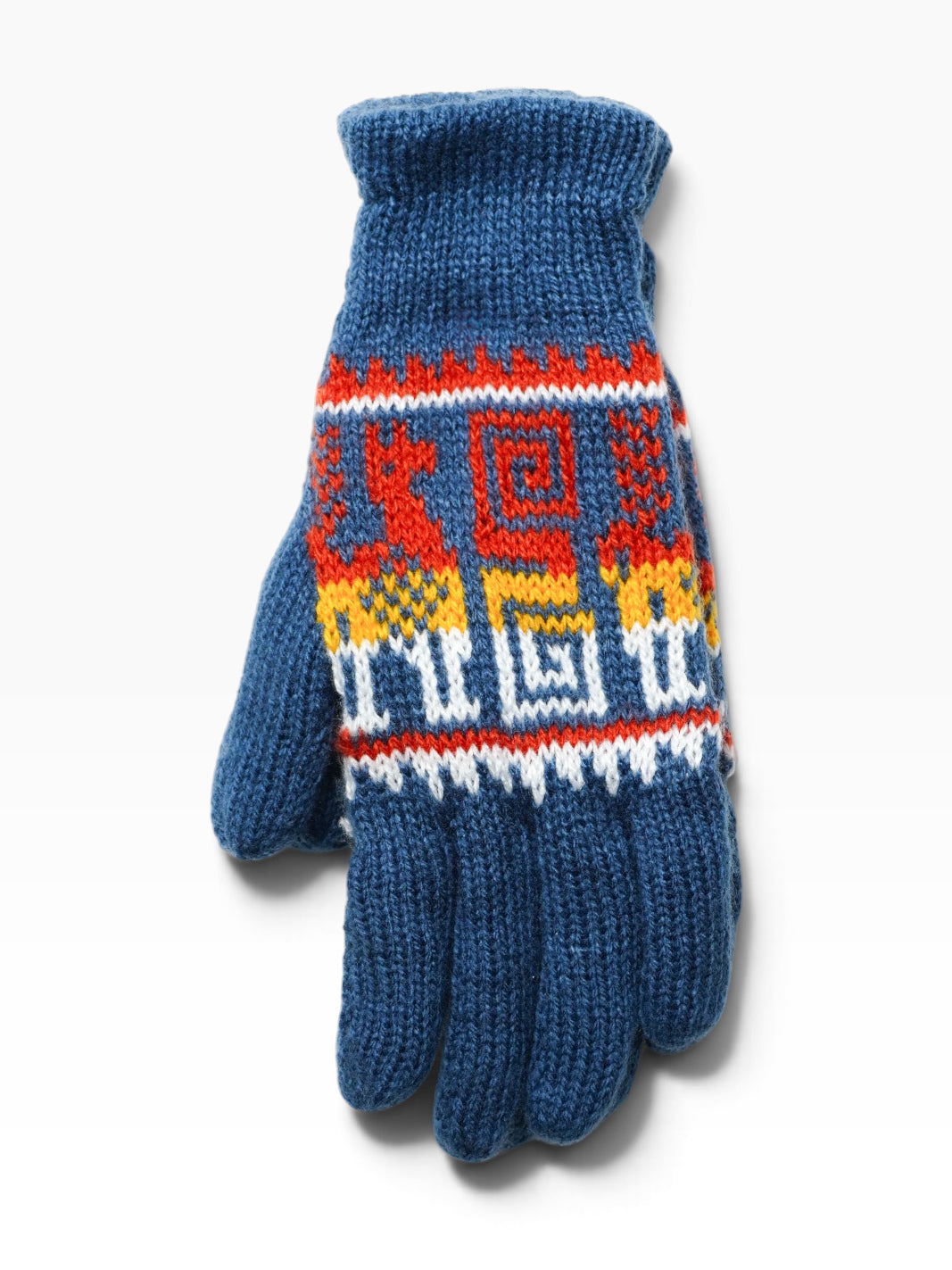 Guanti artigianali in lana di alpaca – Spirale andina