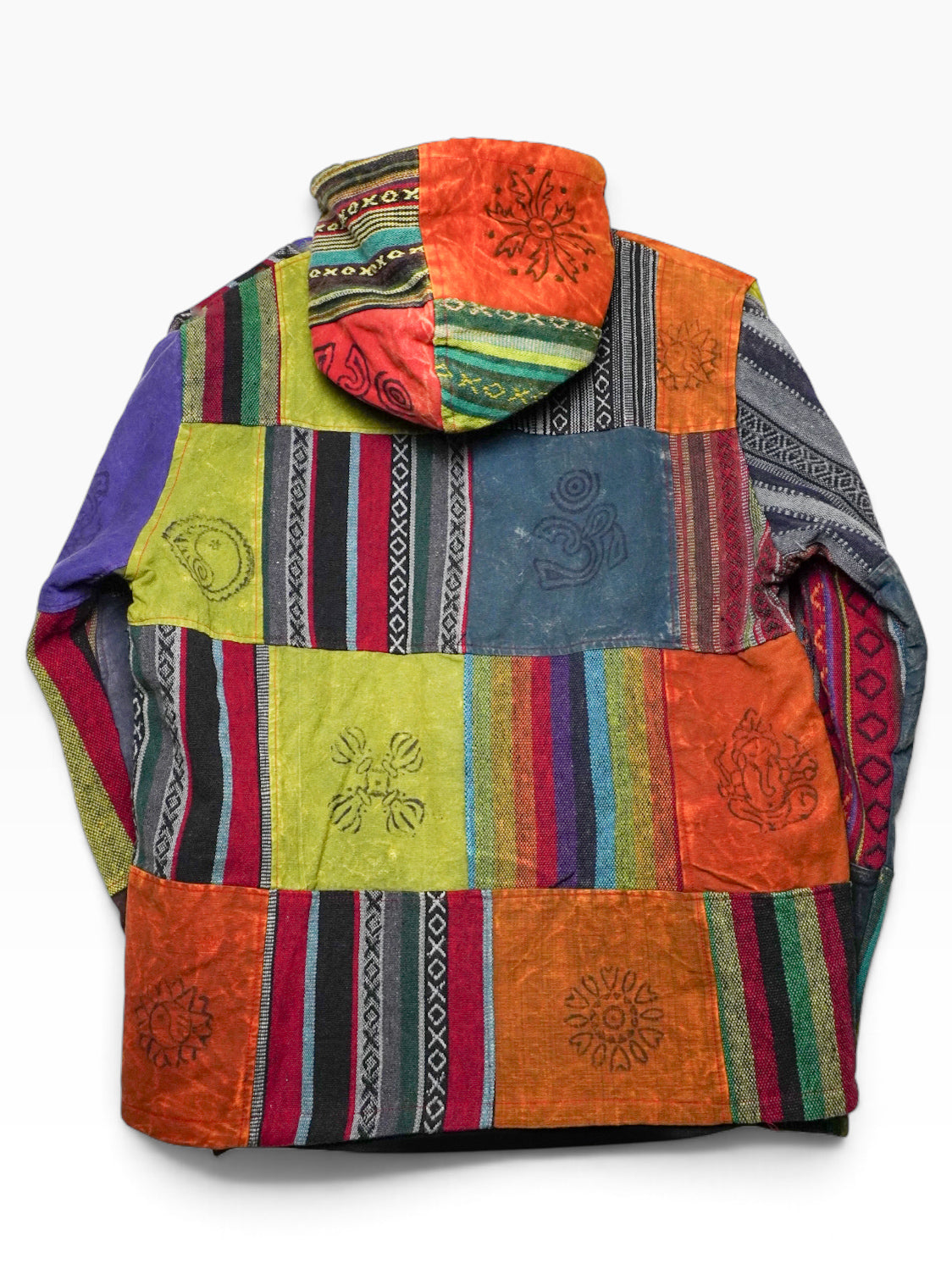 Giacca artigianale nepalese patchwork - Motivi etnici