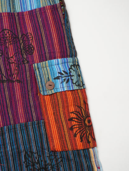 Pantaloncini Patchwork Nomad