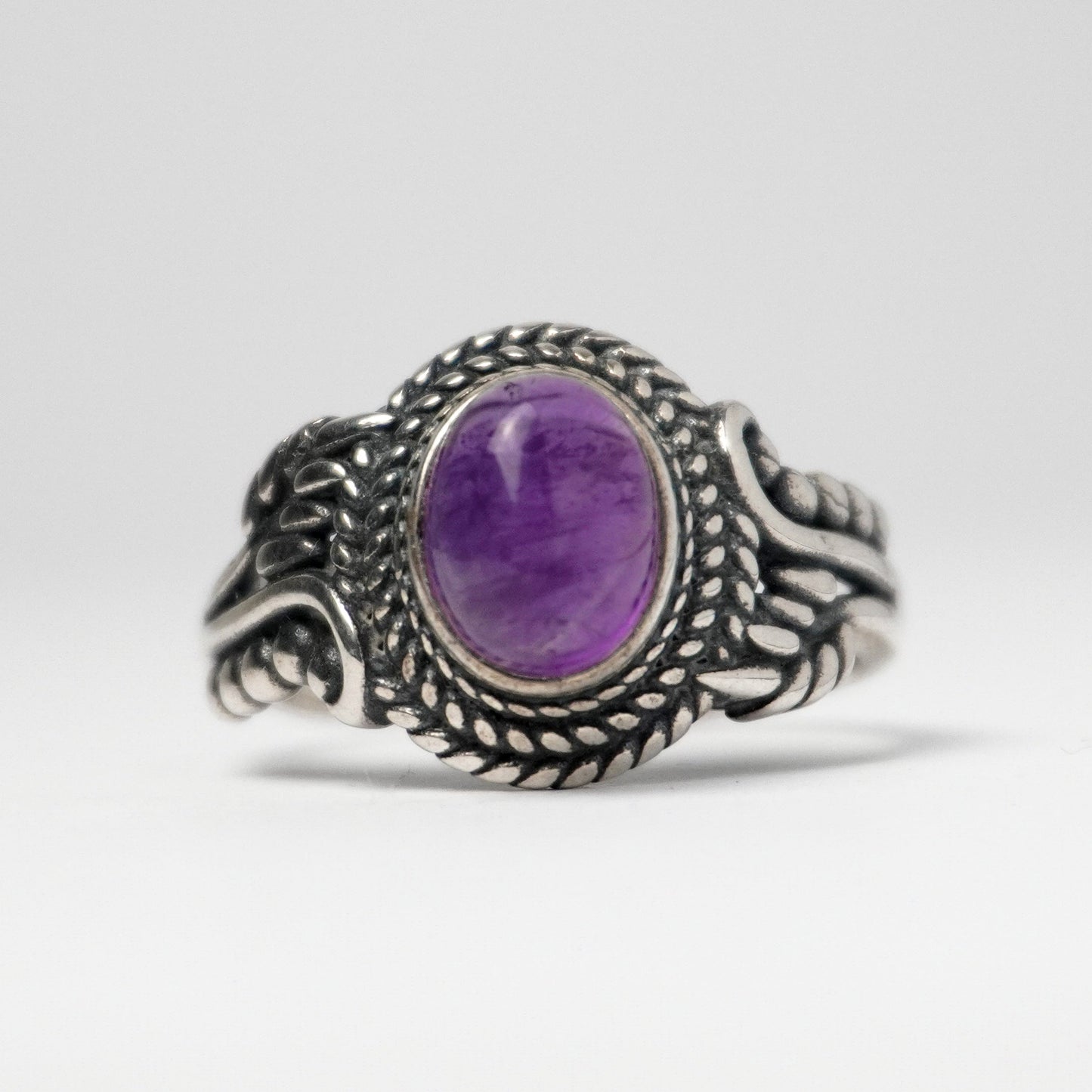 Anello in argento 925 con ametista