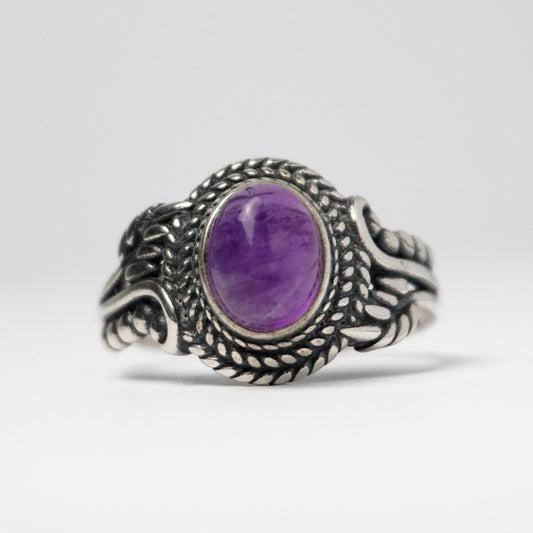 Anello in argento 925 con ametista