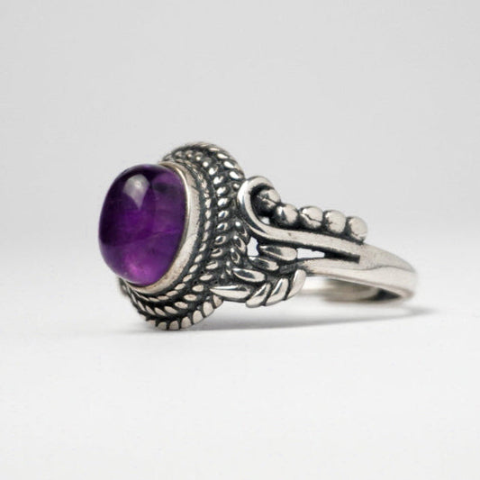 Anello in argento 925 con ametista