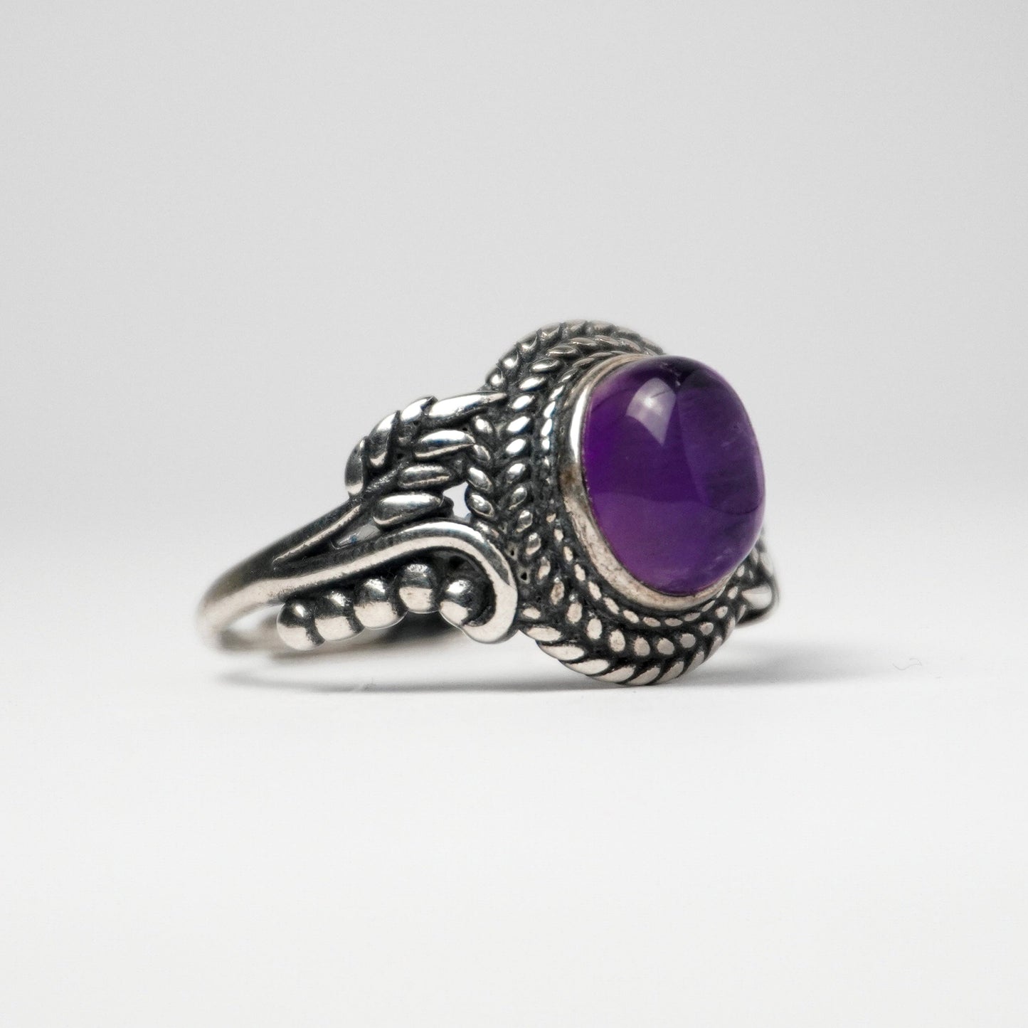 Anello in argento 925 con ametista