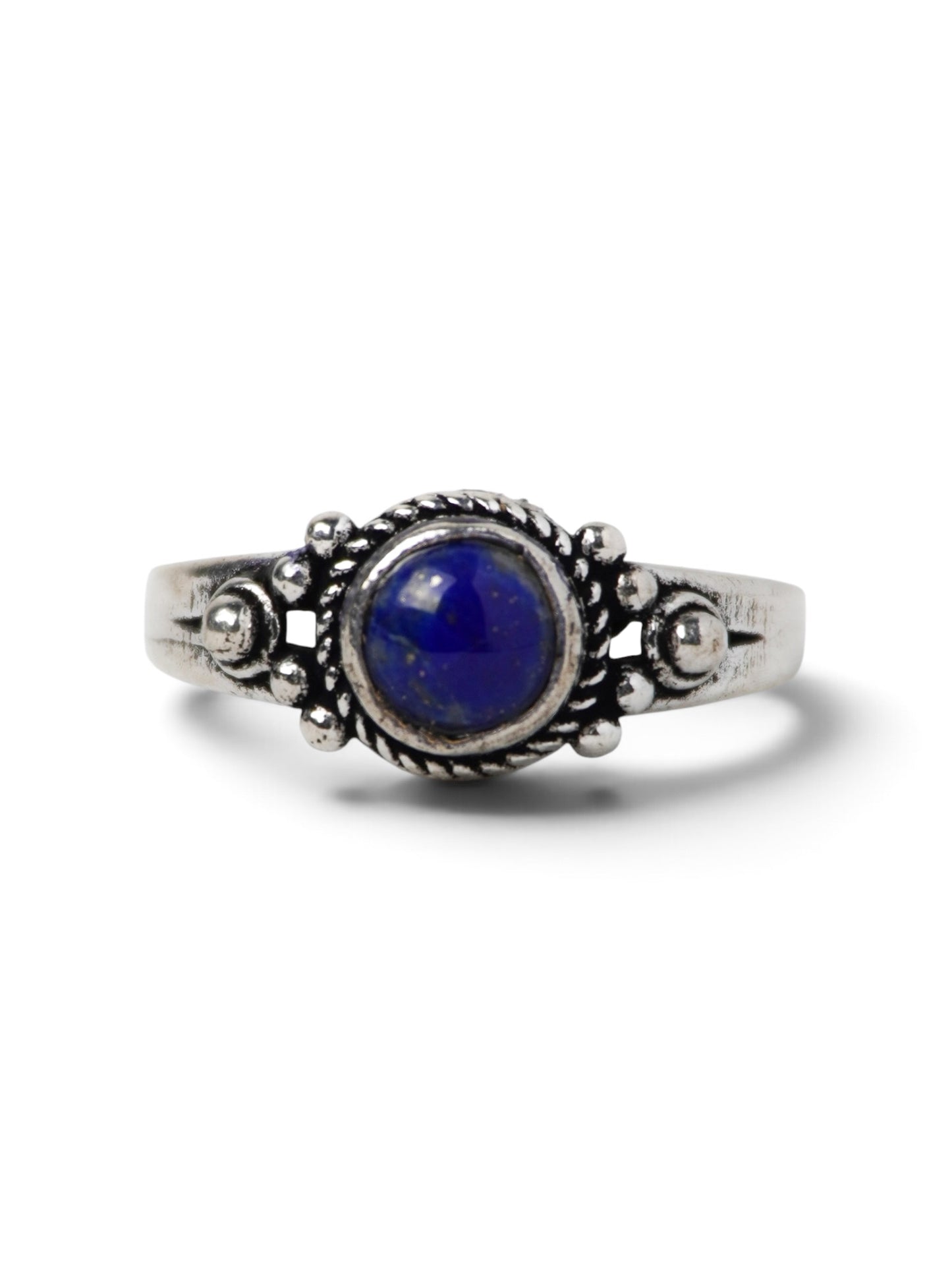 Anello Placcato Argento con Lapislazzuli