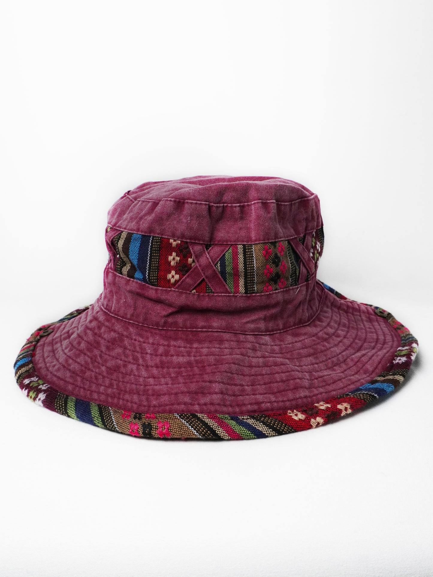 Cappello a Pescatore Etnico Falda Ampia