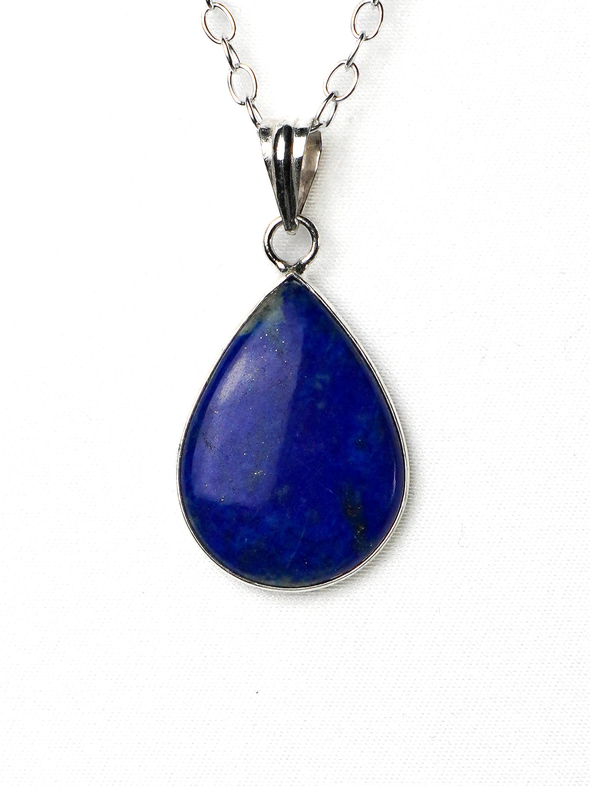 Collana Placcata Argento con Lapislazzuli Naturale