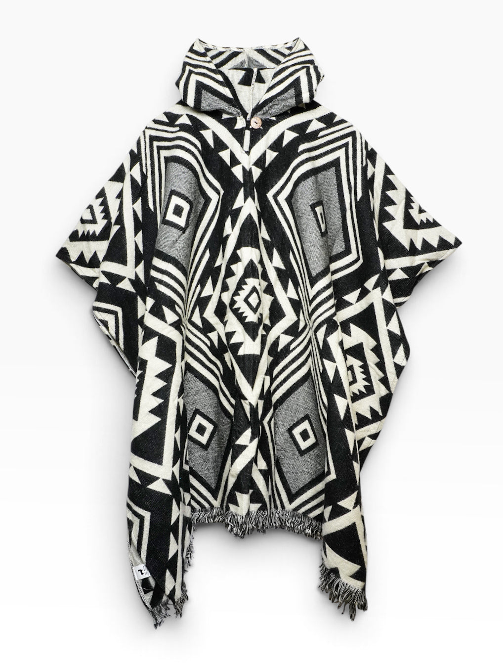 Poncho artigianale andino – Geometrie Ancestrali