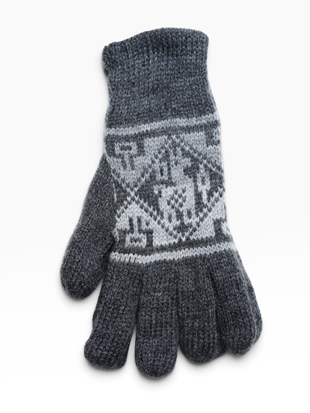 Guanti artigianali in lana di alpaca – Simboli andini