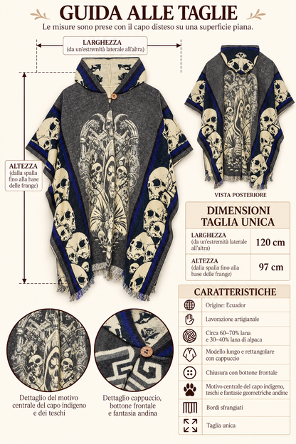Poncho artigianale andino – Oltre Tomba