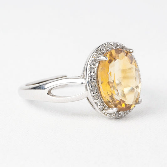 Anello Luce Dorata – Citrino