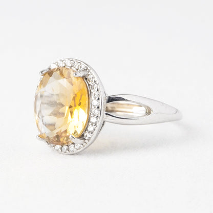 Anello Luce Dorata – Citrino