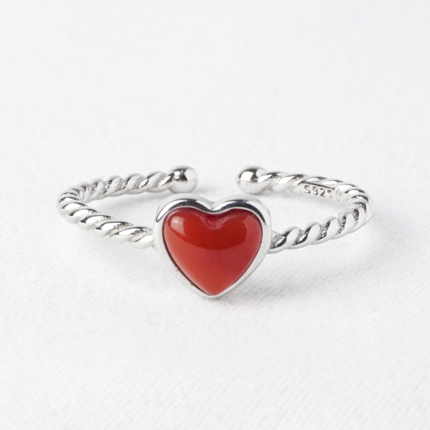 Anello Cuore Intreccio