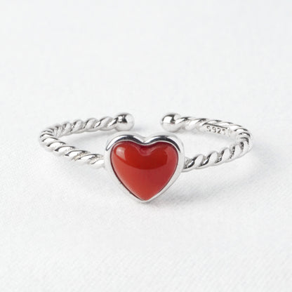 Anello Cuore Intreccio