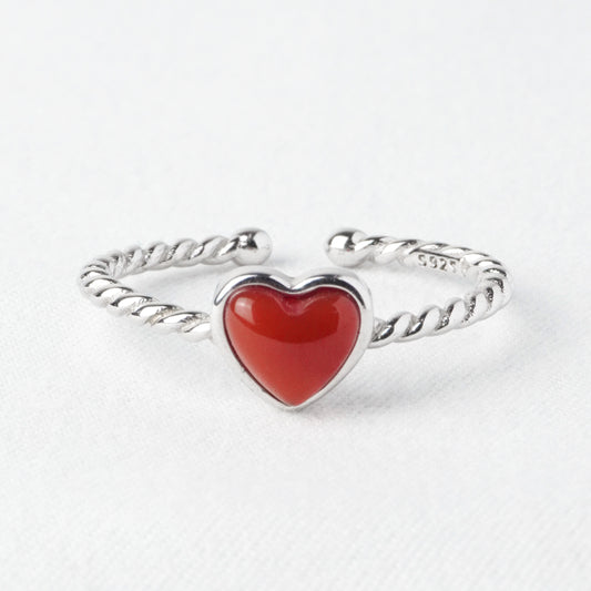 Anello Cuore Intreccio