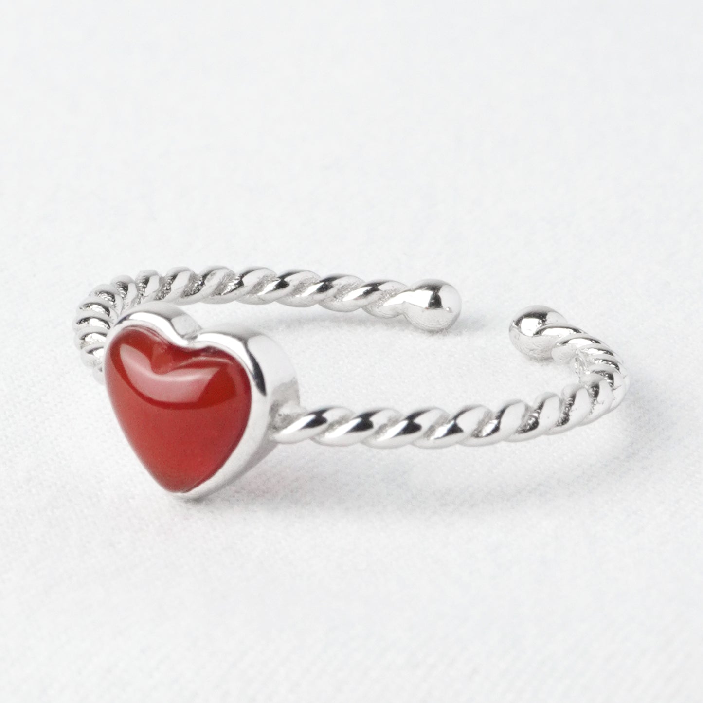 Anello Cuore Intreccio