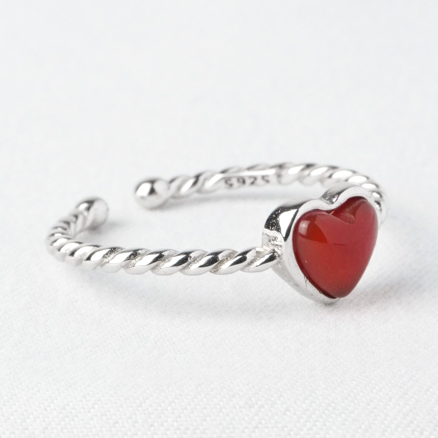 Anello Cuore Intreccio