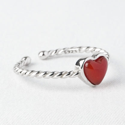 Anello Cuore Intreccio
