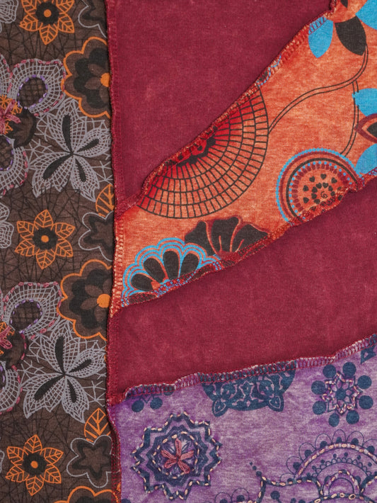 Canotta Patchwork Geometrico Floreale