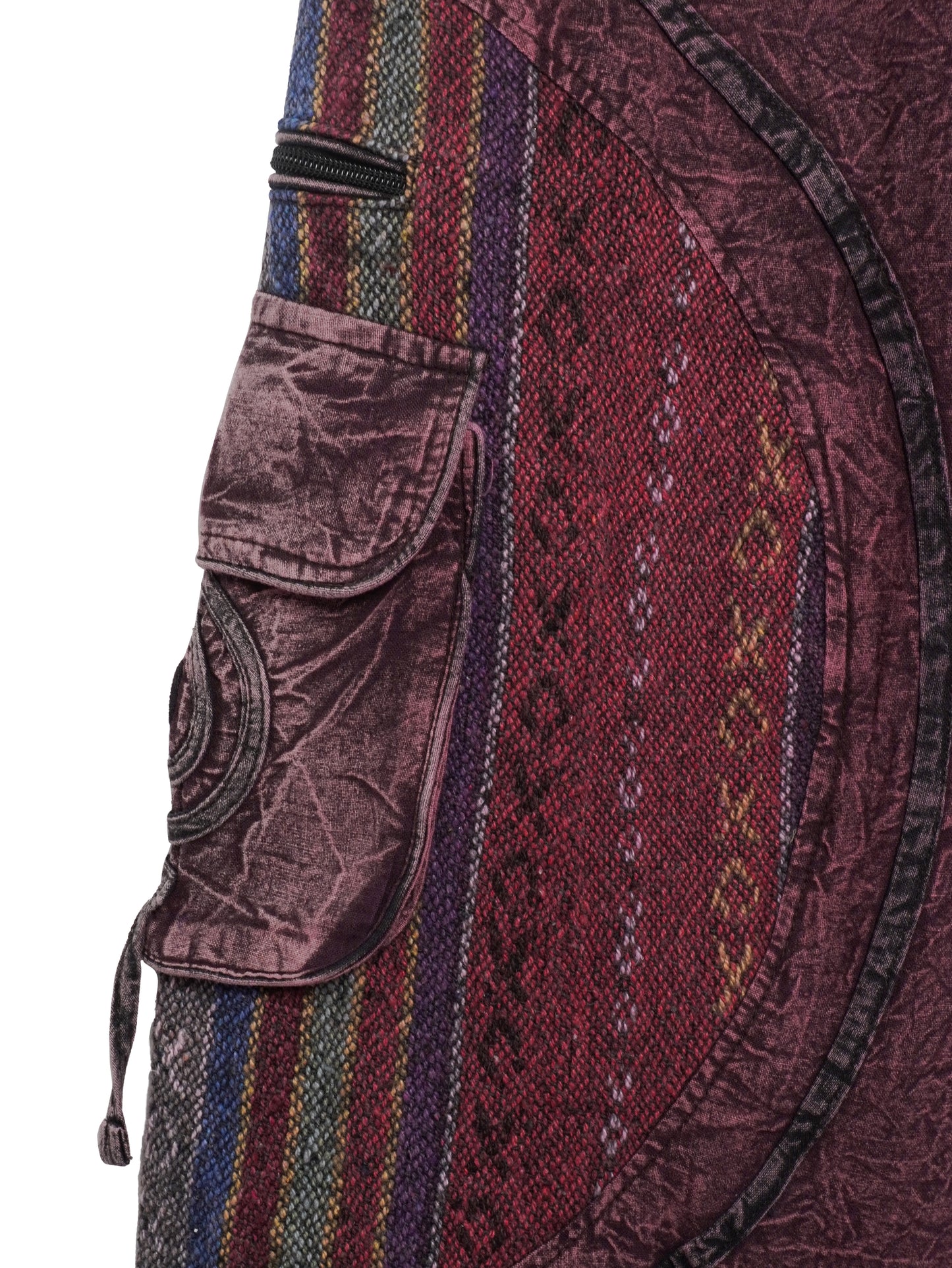 Pantalone Etnico Tribal Patch - Viola