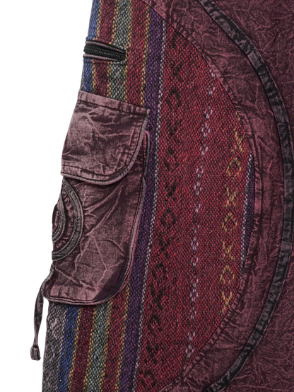 Pantalone Etnico Tribal Patch - Viola