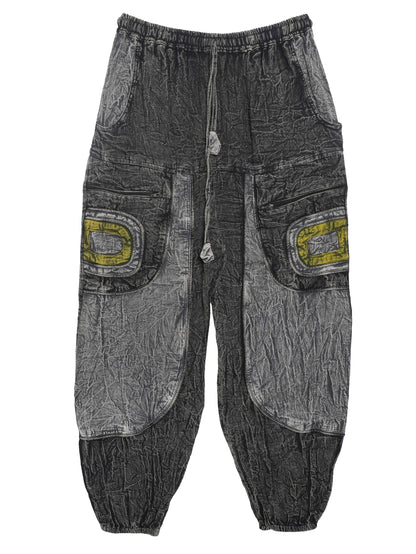Pantalone Etnico Urban Patch - Grigio