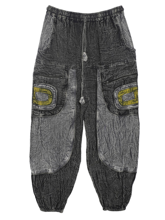 Pantalone Etnico Urban Patch - Grigio