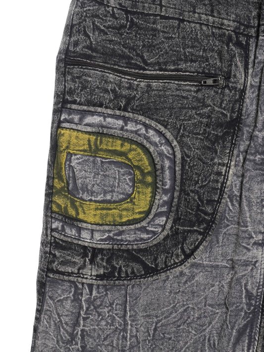 Pantalone Etnico Urban Patch - Grigio