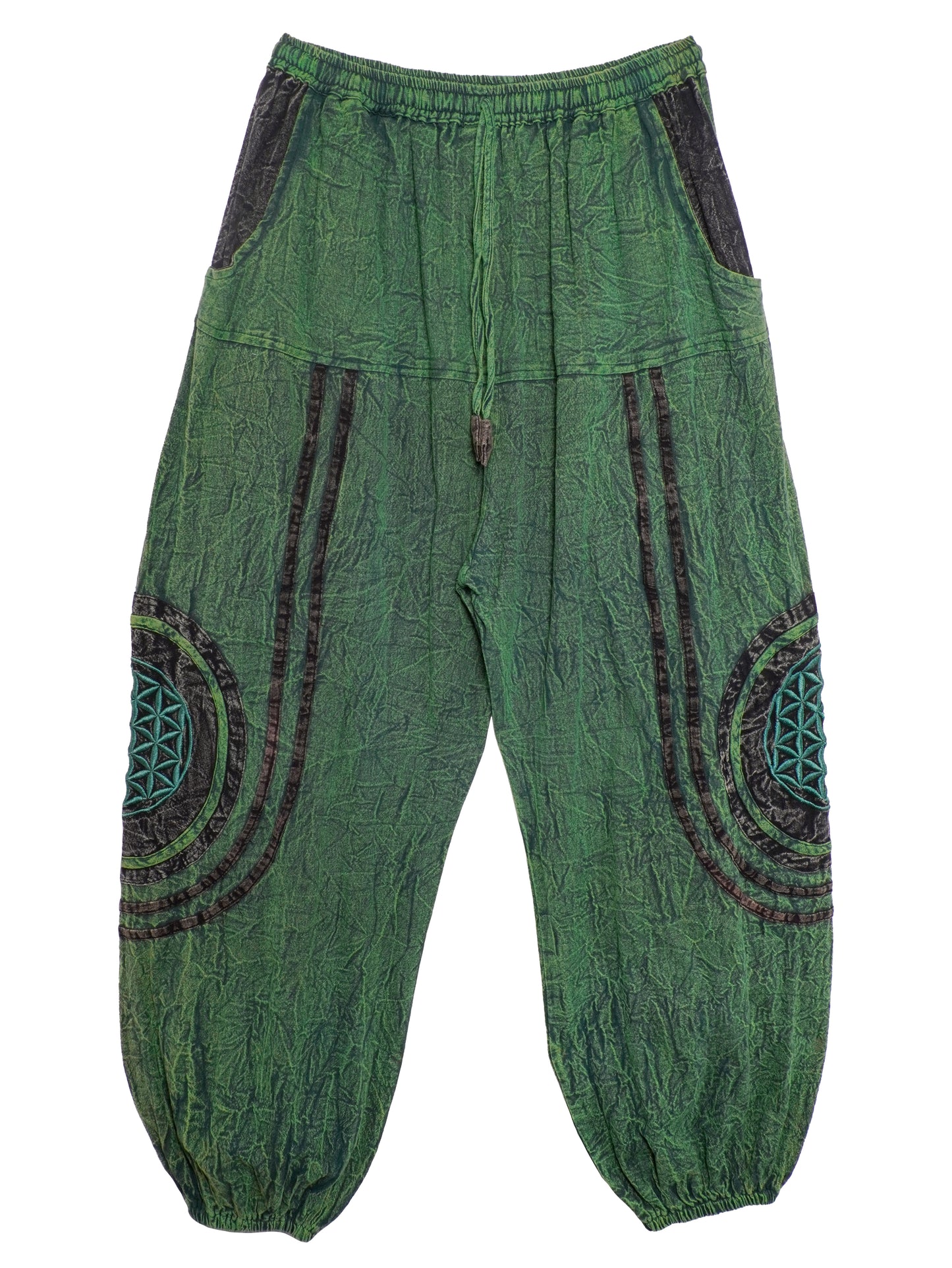Pantalone Etnico Mandala - Verde