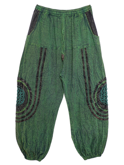 Pantalone Etnico Mandala - Verde