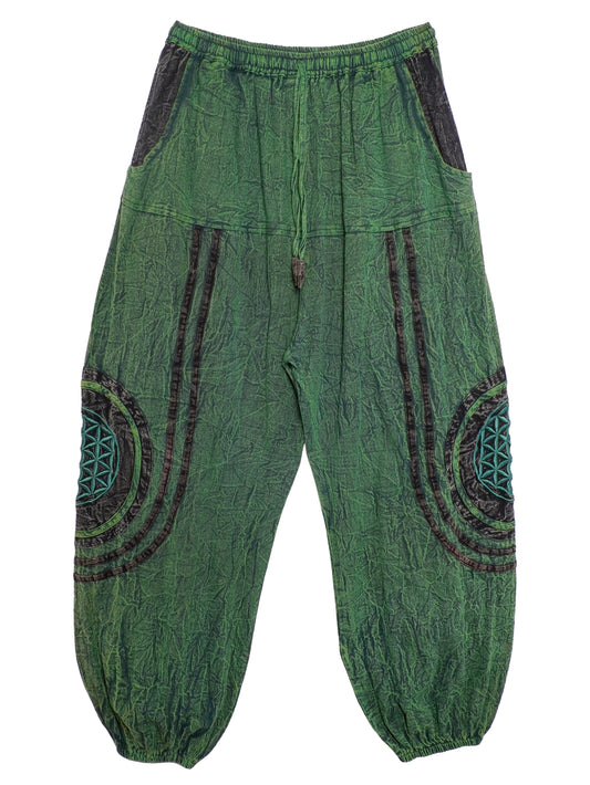 Pantalone Etnico Mandala - Verde
