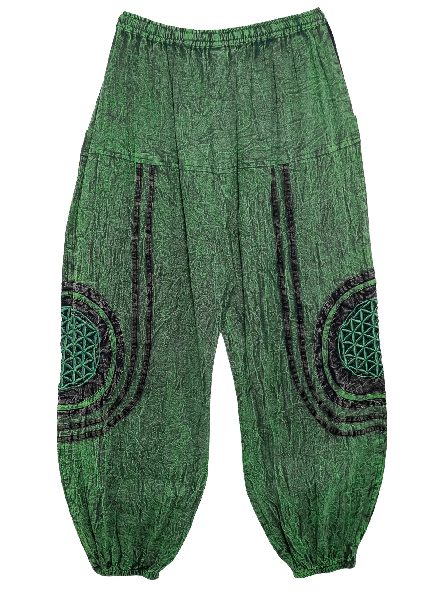 Pantalone Etnico Mandala - Verde