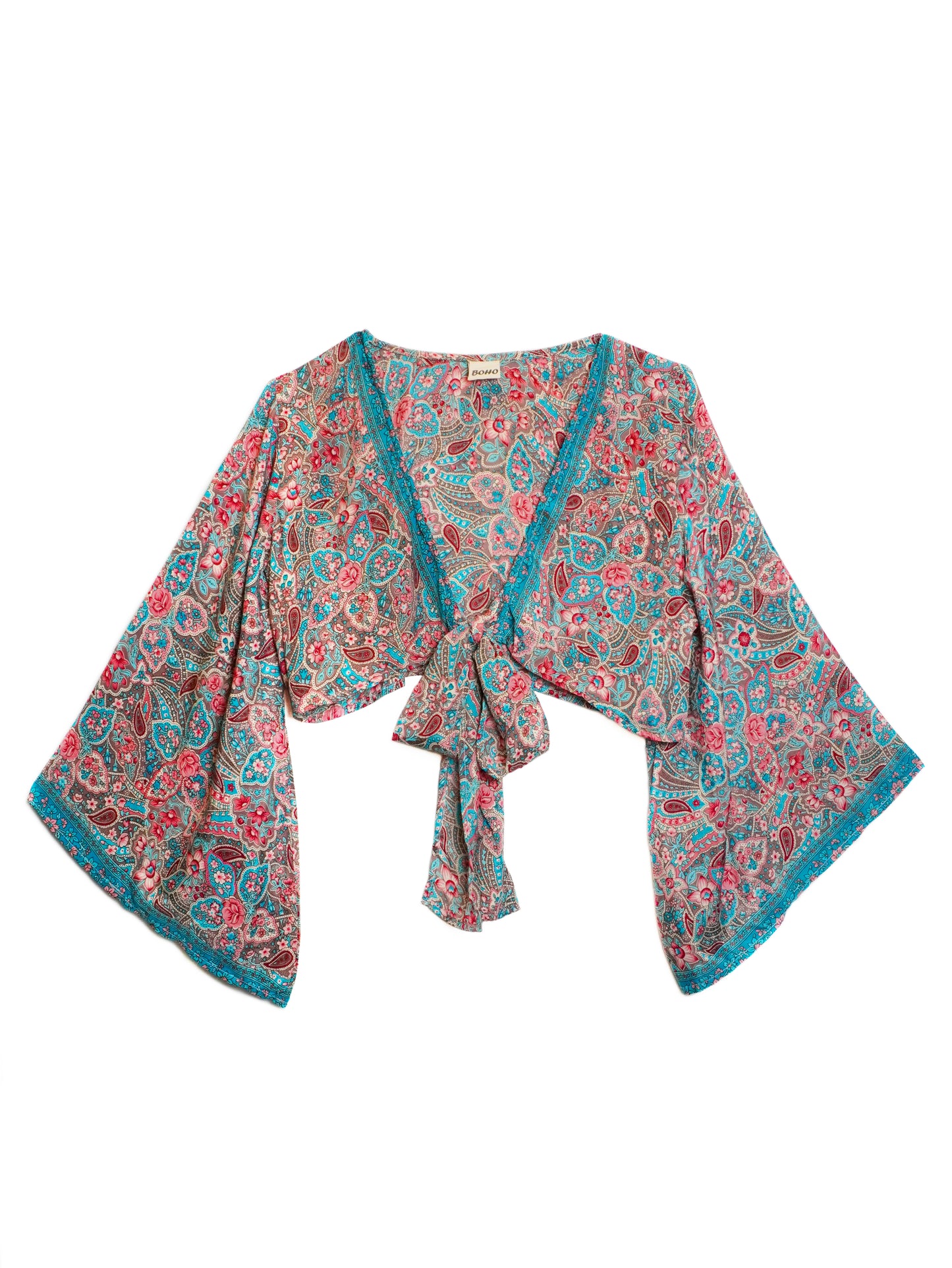 Top Incrociato Boho Paisley