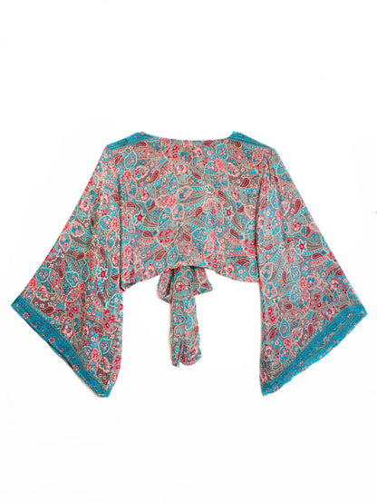 Top Incrociato Boho Paisley