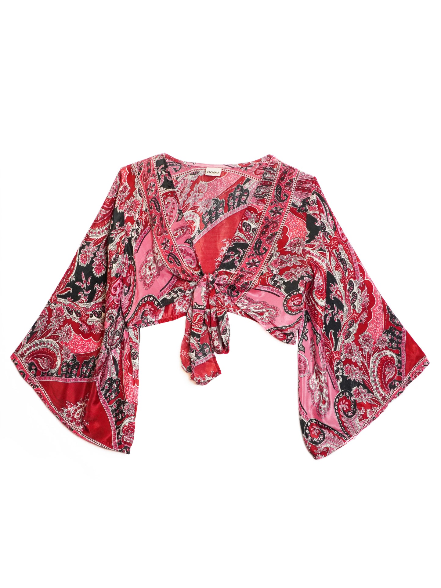 Top Incrociato Boho Paisley